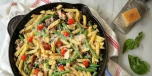 Receita Penne com Atum Niçoise