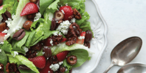 Receita Salada de Morango e Kalamata